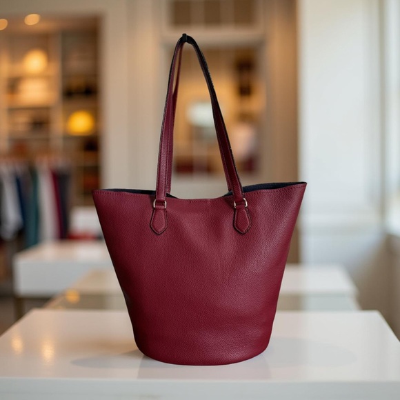 Authentic Kate Spade Red Jackson Street Kristine Leather Tote! COA! - Picture 4 of 15